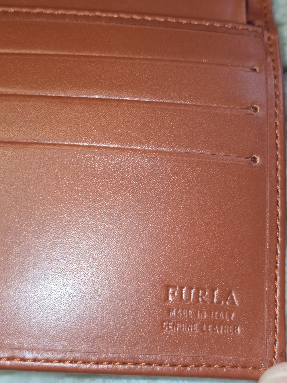 Furla Red Leather Wallet - Picture 6 of 6